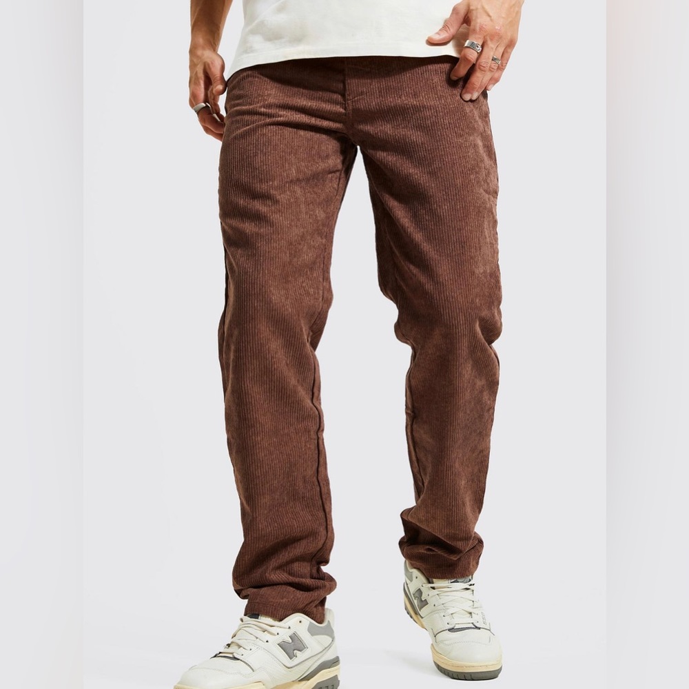 Relaxed Fit Cord Pants